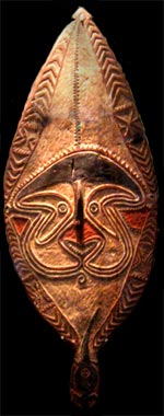 tribal mask from  Papua New Guinea