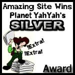Planet Yah Yah Silver WEbsite Award