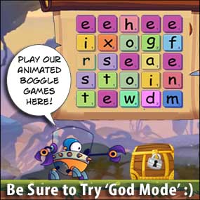 Free online Classroom Boggle
