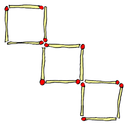 Matchstick Puzzle One Solution 