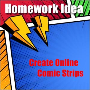 Homework Idea - Online Comic Strips 